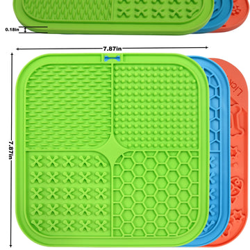 Lick Mat for Dogs and Cats Licking Mats with Suction Cups, Cat Treats Food Mat Slow Feeder Dog Bowls for Anxiety Relief,Pet Supplies for Interactive Dog Toys Pads for Boredom and Stimulating