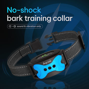 Dog Bark Collar - Rechargeable Smart Anti Barking Collar for Dogs - Waterproof No Shock Bark Collar for Small/Medium/Large Dogs - Anti Bark Collar for Dogs