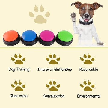 Voice Recording Button Set for Pet Communication Training