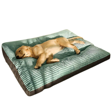 Plush Corduroy Comfort Mat for Big Dogs