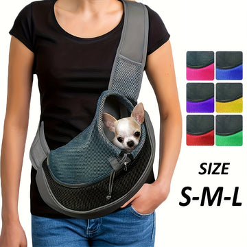 Reflective Pet Sling Carrier: Breathable and Travel-Safe
