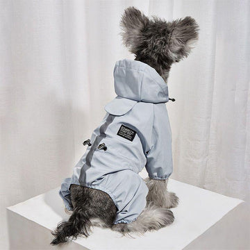 Dog Apparel - Reflective Raincoat For Small And Medium Dogs