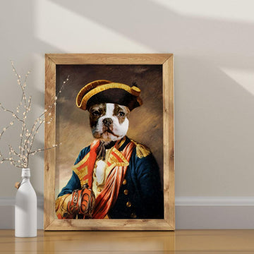 Custom Pet Canvas - The Admiral