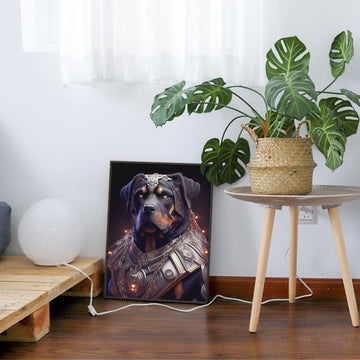 Custom Pet Canvas - The Rottweiler
